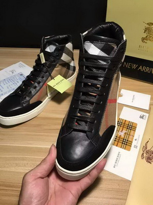 Burberry High-Top Fashion Men Shoes--009